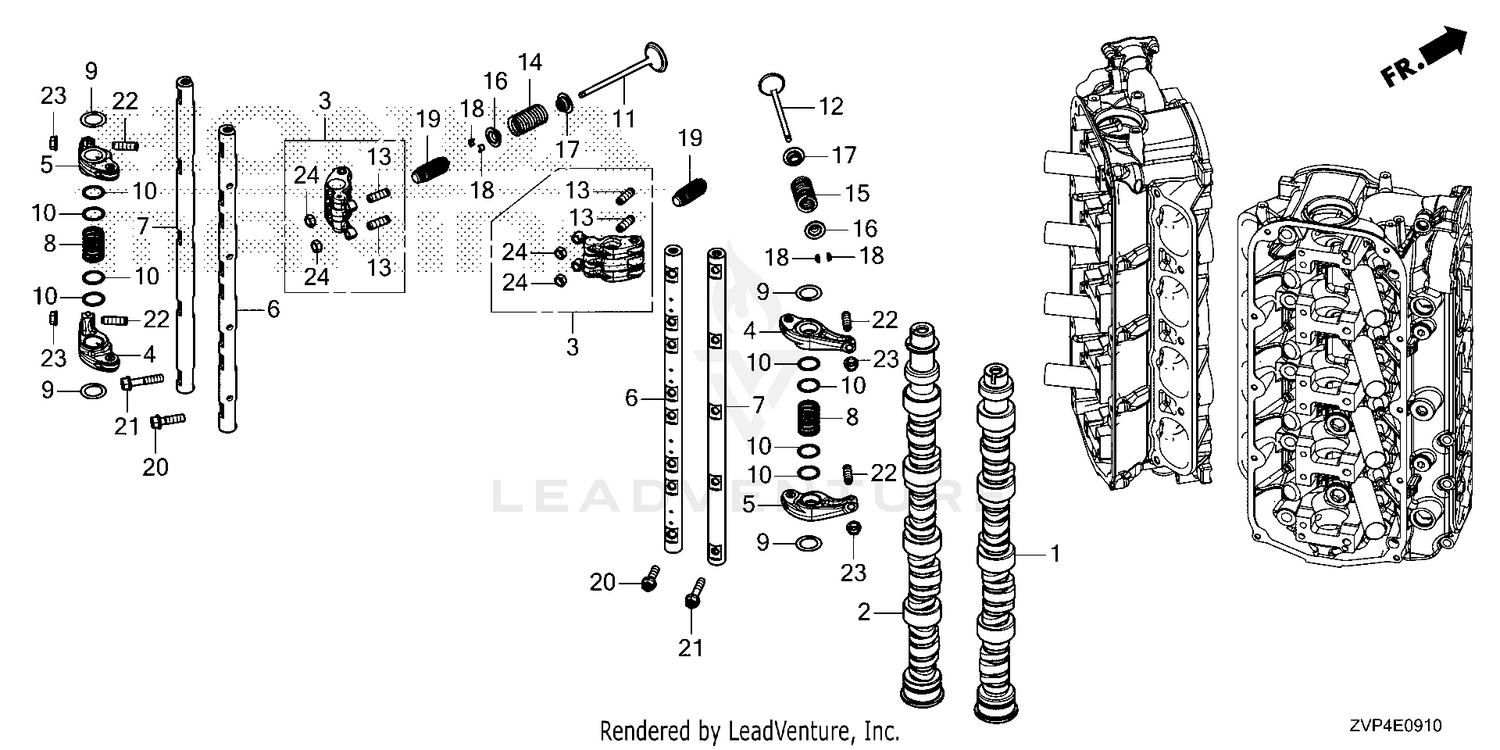 CAMSHAFT@ROCKER ARM