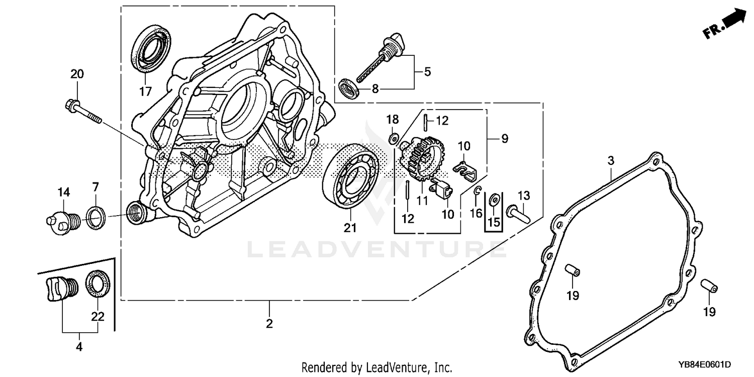 CRANKCASE COVER          (WT30XK1/K2/K3/K4)