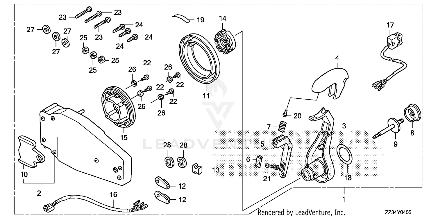 REMOTE CONTROL BOX (FLUSH MOUNT TYPE) (L.)