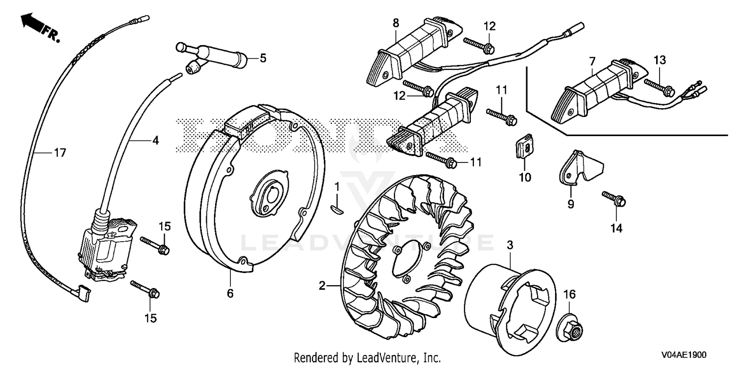 FLYWHEEL@IGNITION COIL   (1)