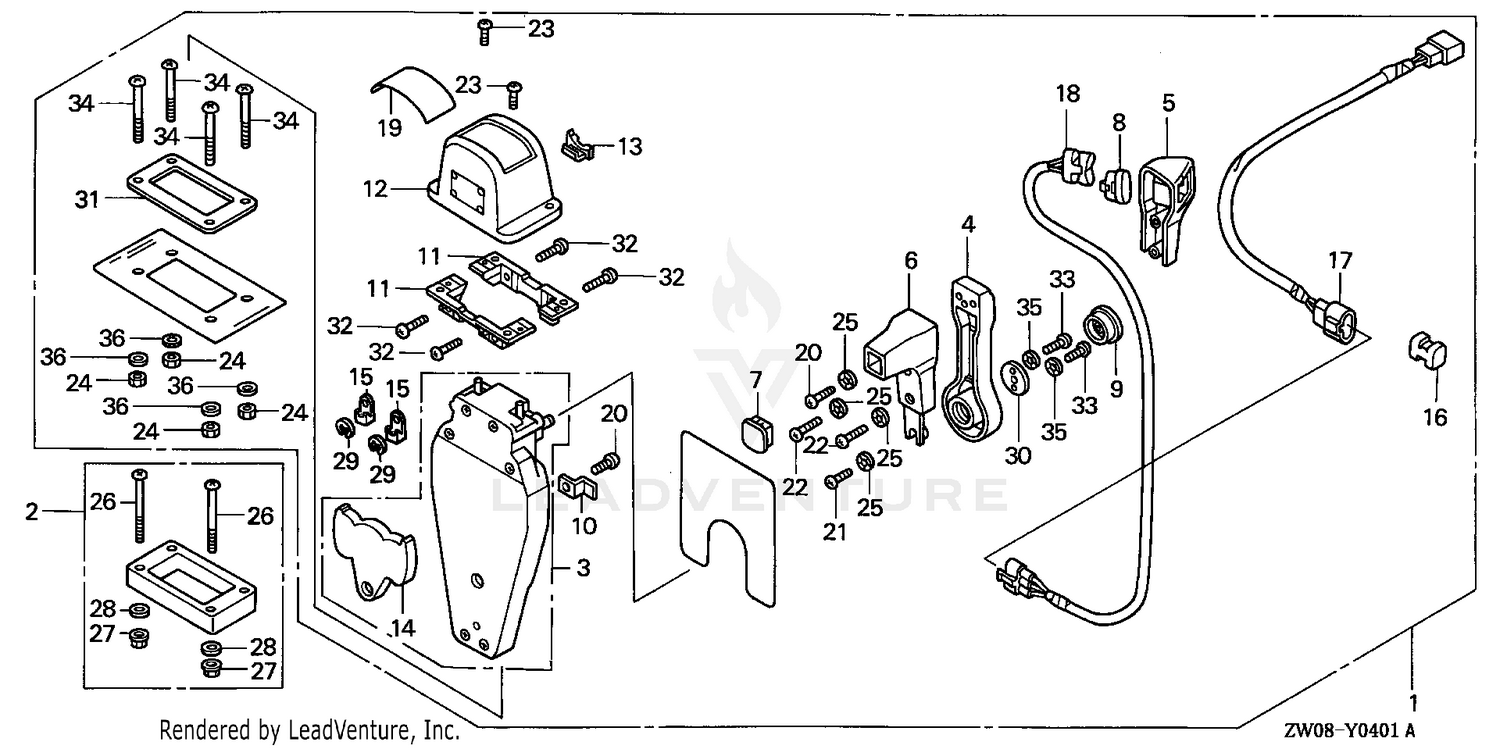 REMOTE CONTROL (TOP MOUNT SINGLE TYPE) (L.)