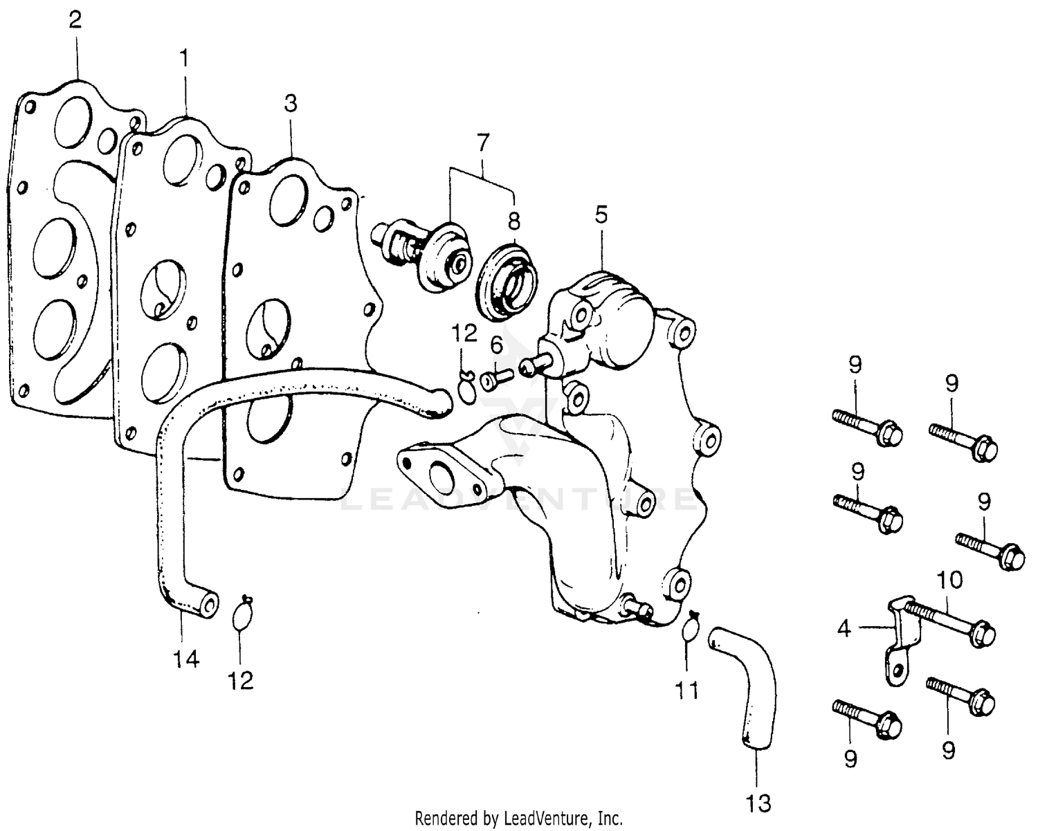 INLET MANIFOLD + THERMOSTAT