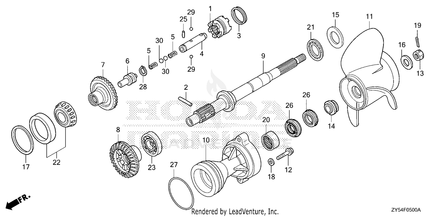 PROPELLER SHAFT@PROPELLER (LA/LC/XA/XC)