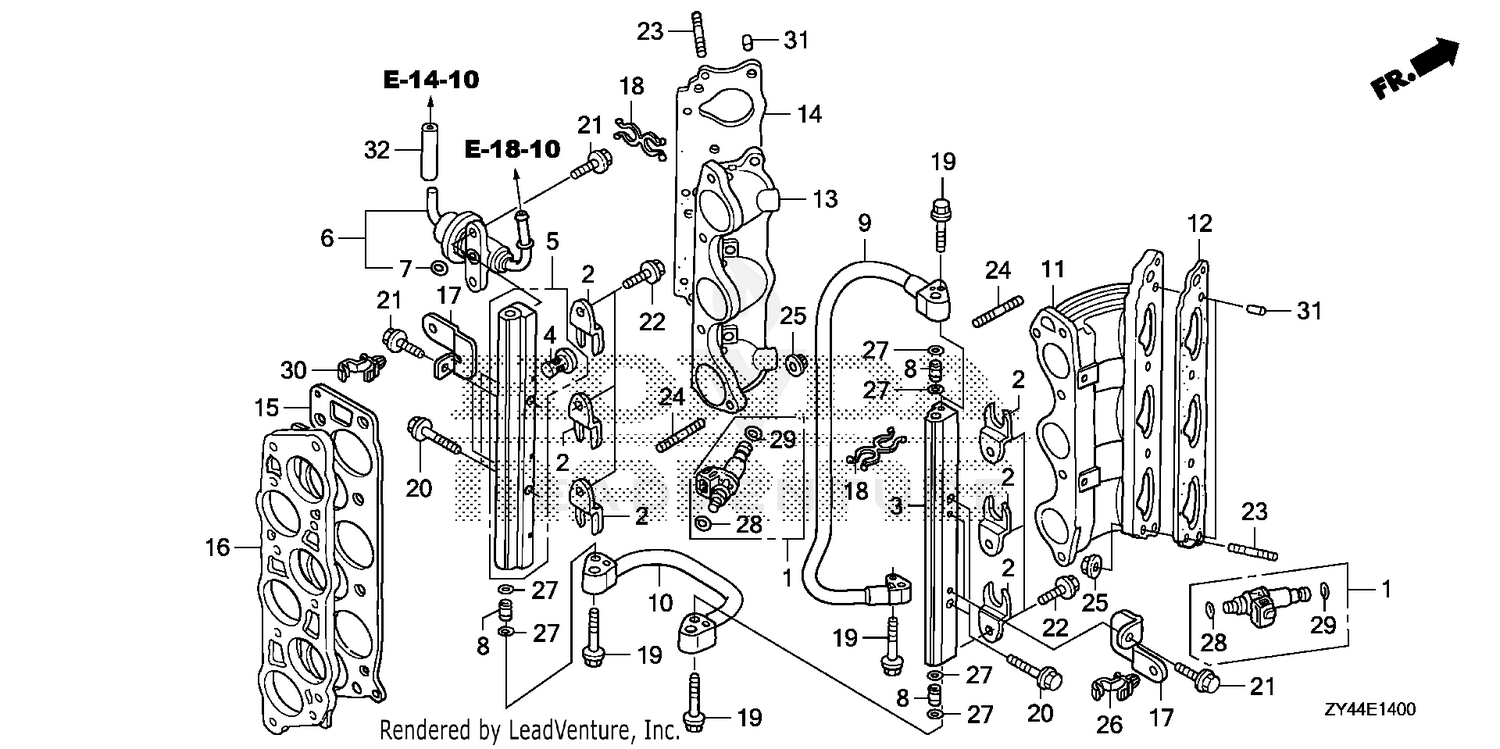 FUEL PIPE@INJECTOR