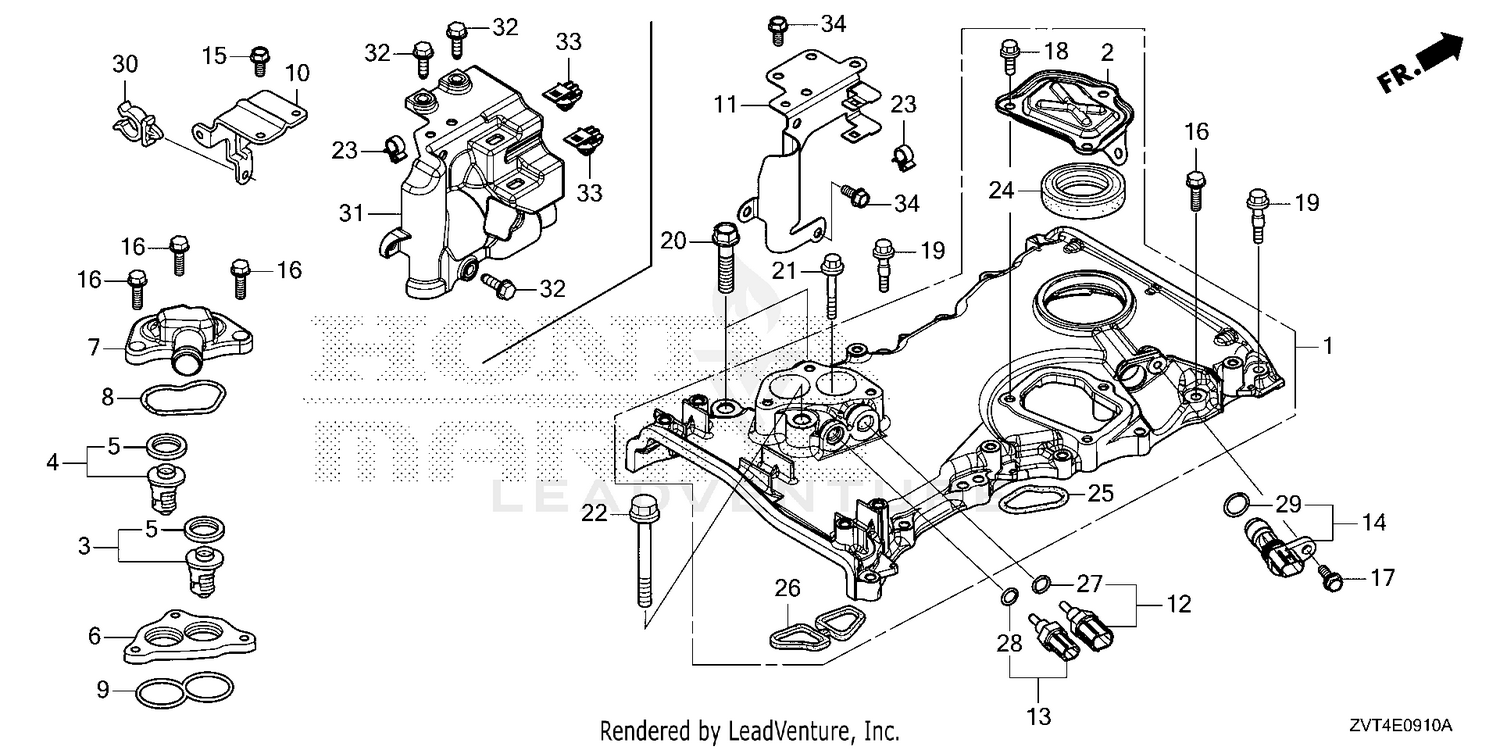 CHAIN CASE@THERMOSTAT
