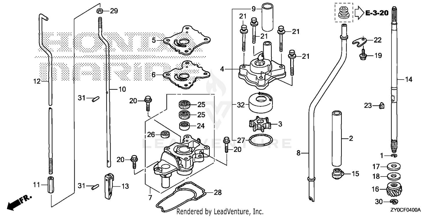 WATER PUMP@VERTICAL SHAFT (S,L)