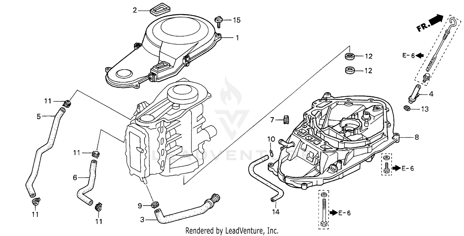 TIMING BELT COVER + MOUNT CASE