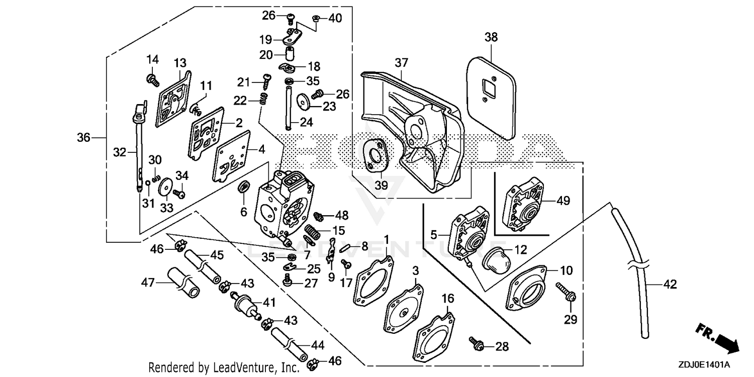 CARBURETOR (2) (RAMMER   FLOATLESS)