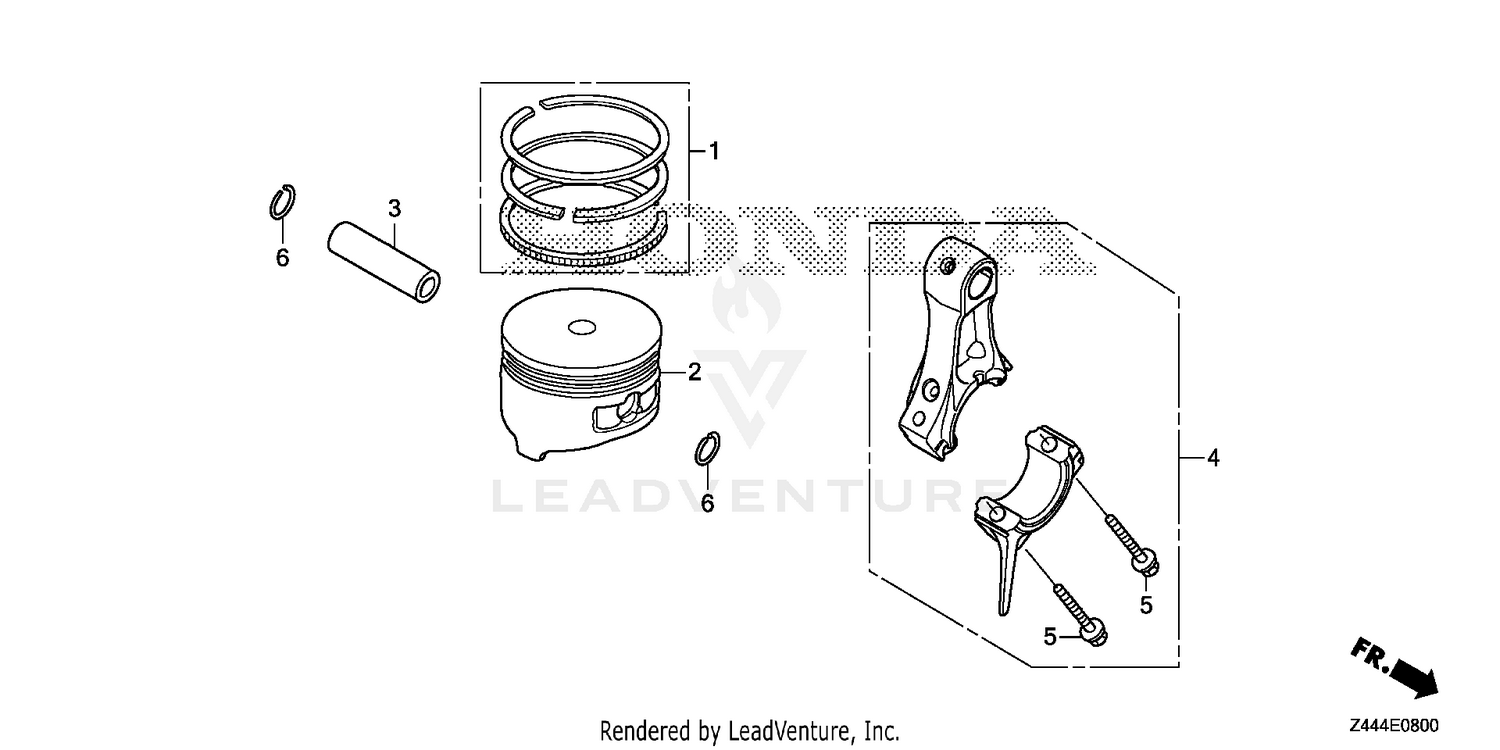 PISTON@CONNECTING ROD
