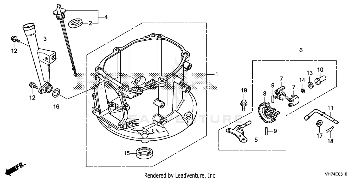 CRANKCASE (HRX217K6)