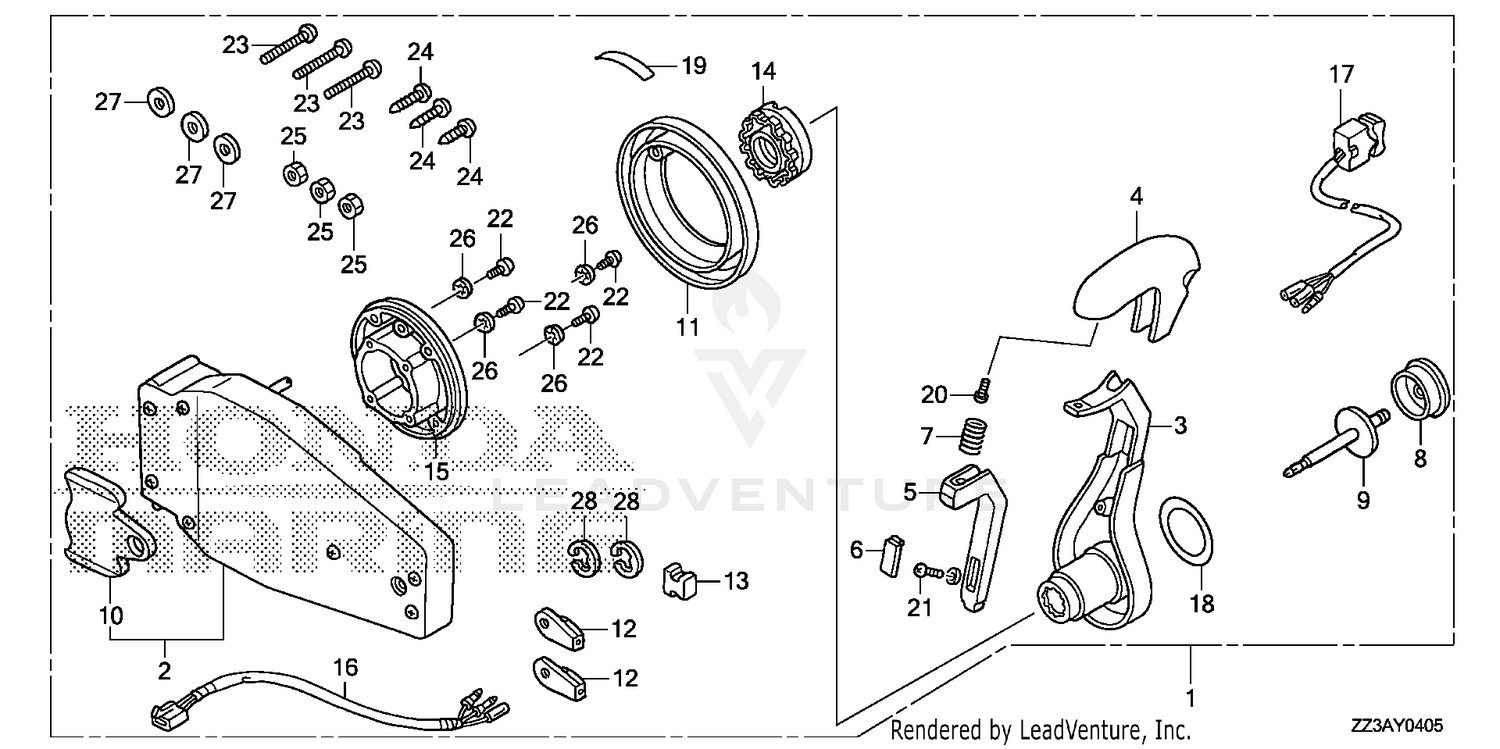 REMOTE CONTROL BOX (FLUSH MOUNT TYPE) (L.)