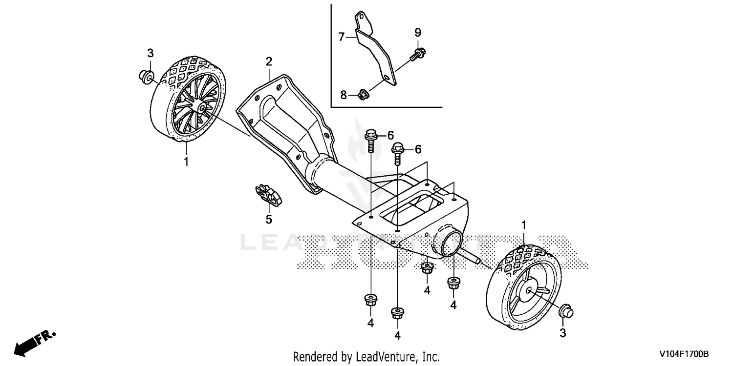 ENGINE BED@WHEEL