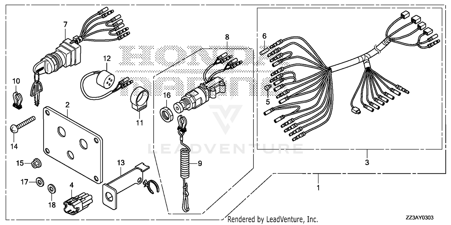SWITCH PANEL KIT (4)