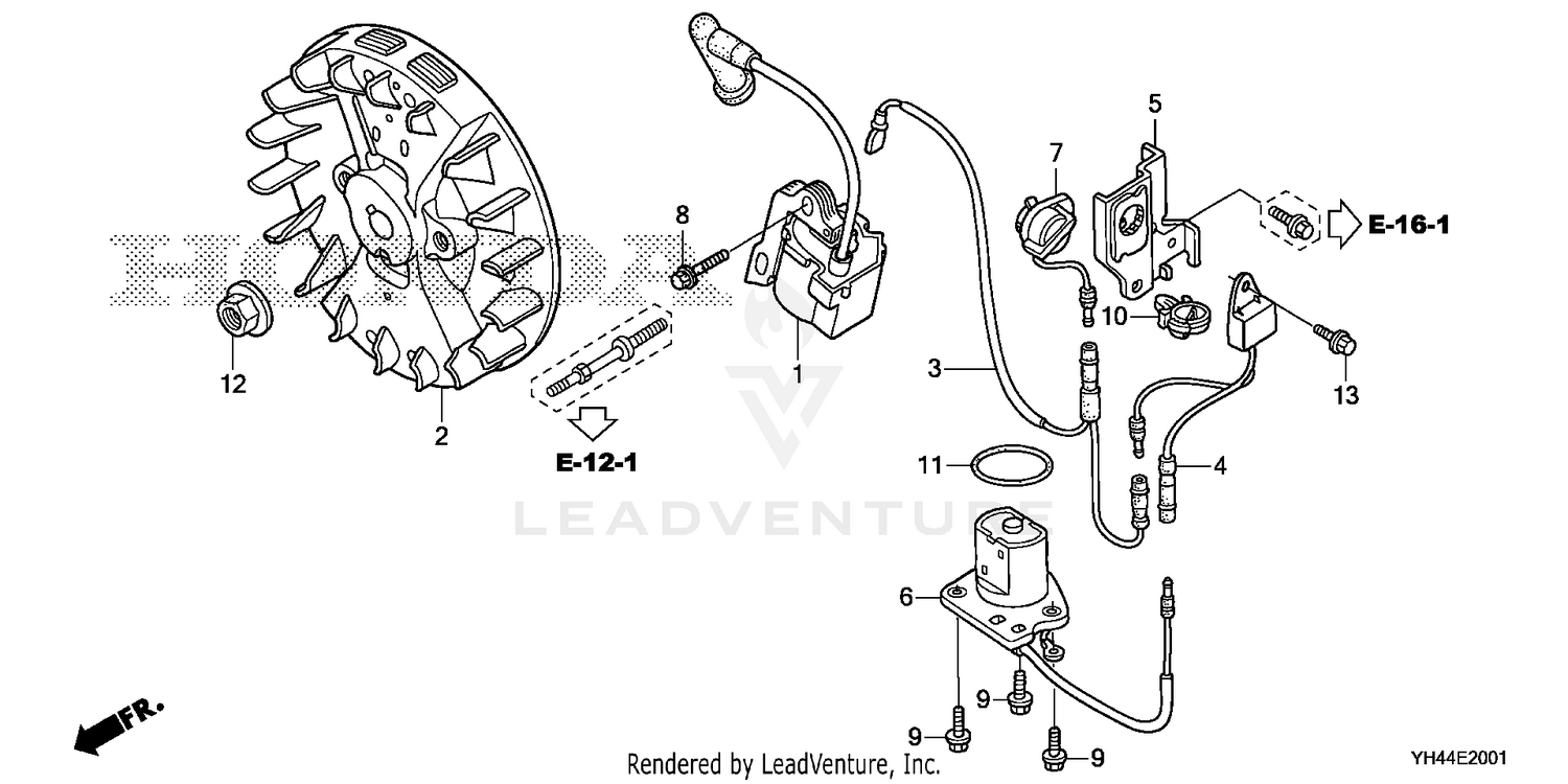 FLYWHEEL@IGNITION COIL   (WX15T)