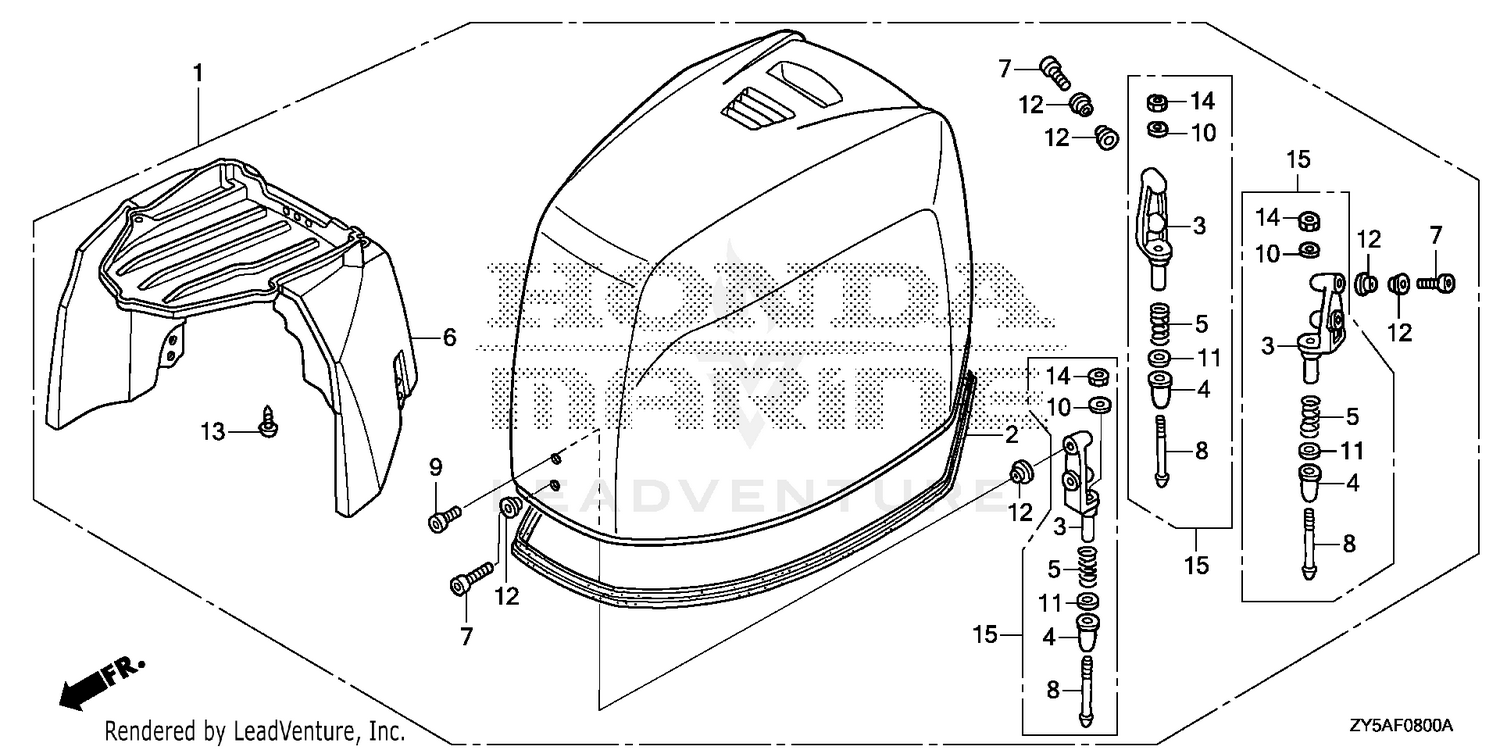 ENGINE COVER ASSY.
