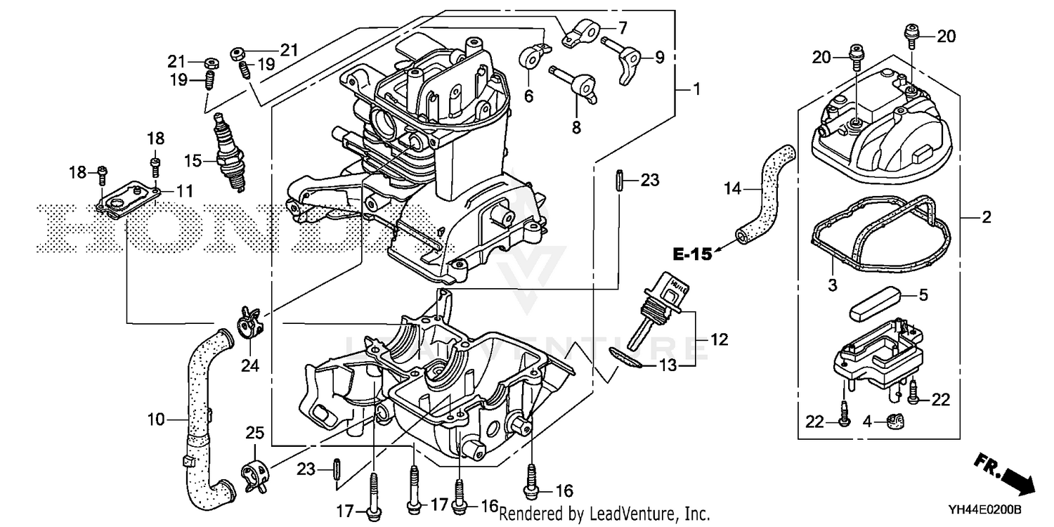 CRANKCASE SET (WX10T)