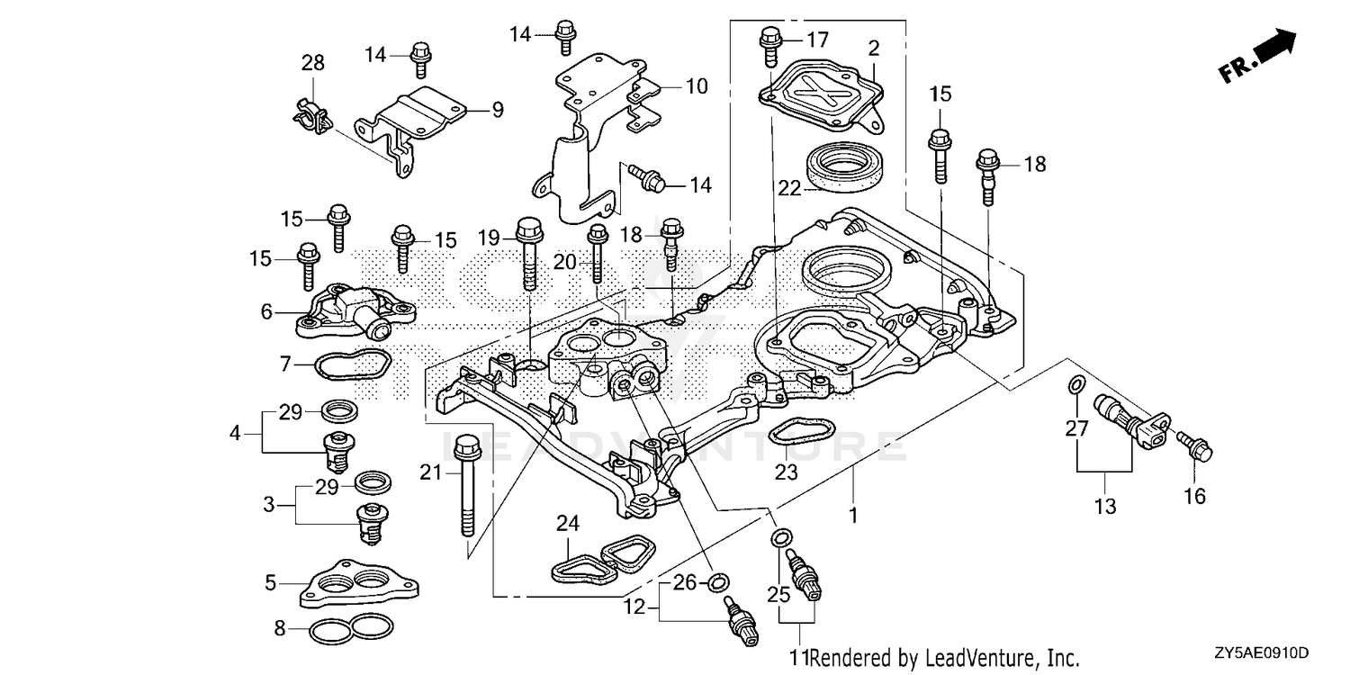 CHAIN CASE@THERMOSTAT