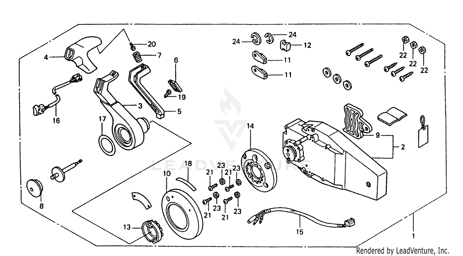REMOTE CONTROL (FLUSH MOUNT TYPE) (R.)