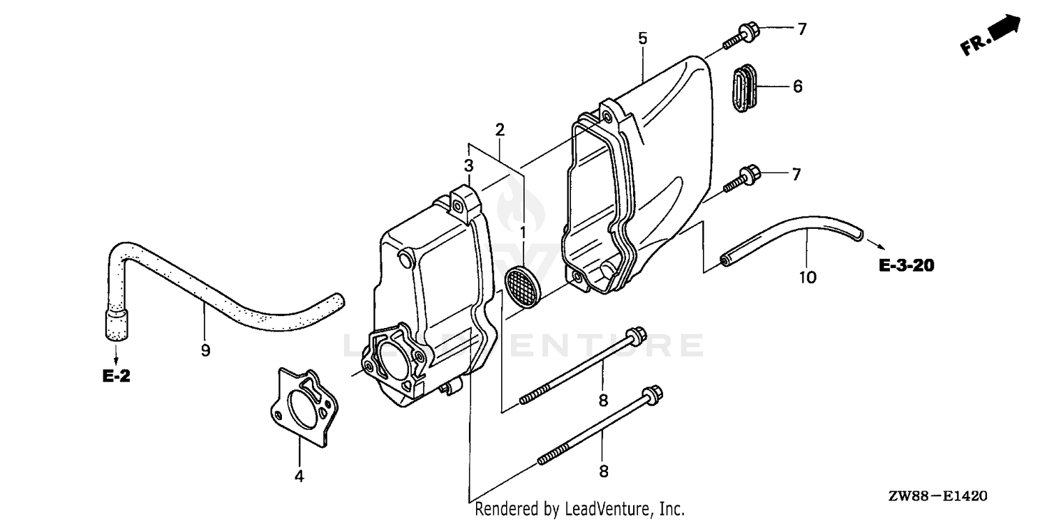 MUFFLER COVER