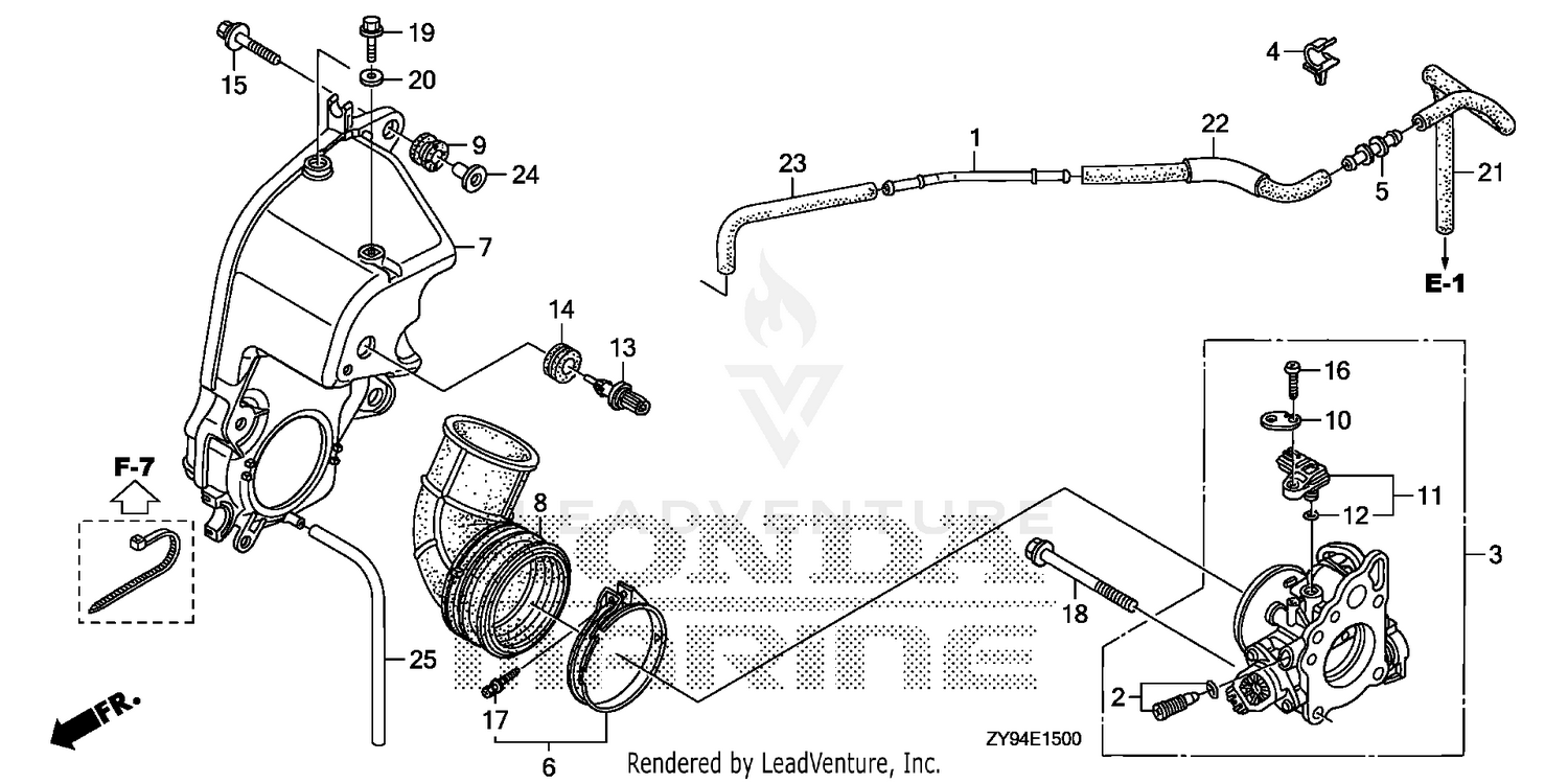 SILENCER CASE@THROTTLE   BODY
