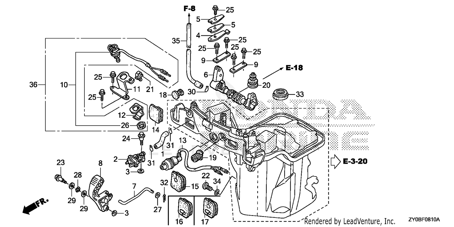OIL CASE@SHIFT SHAFT     (HANDLE SPECIFICATION)