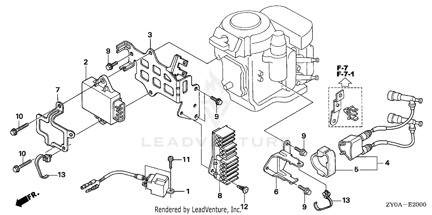 IGNITION COIL@C.D.I. UNIT