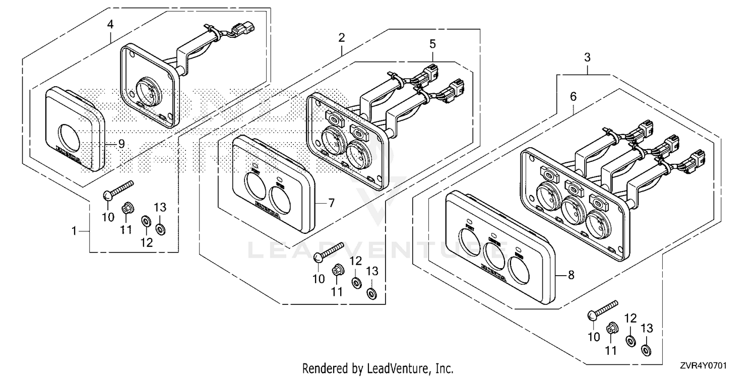 SWITCH PANEL KIT (START  STOP)