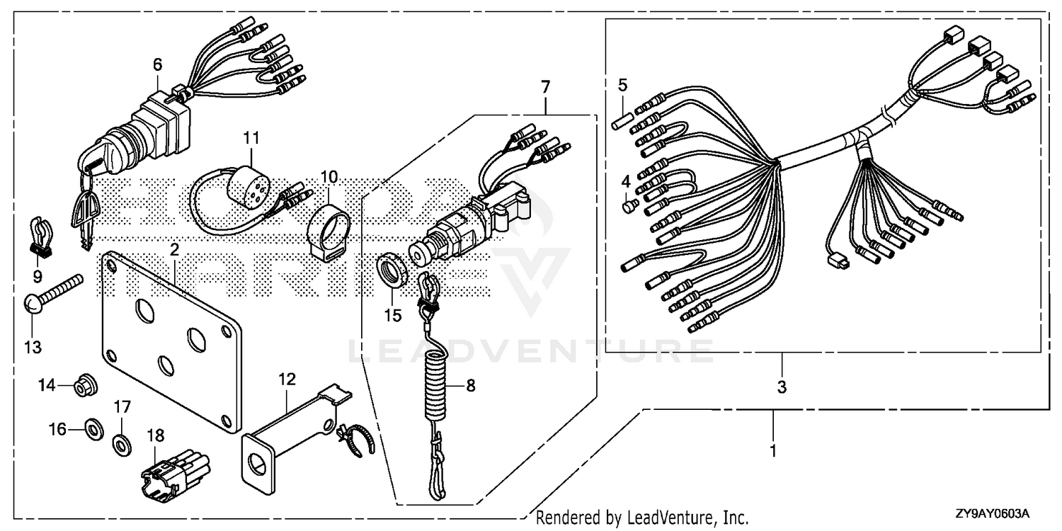 SWITCH PANEL KIT (4)