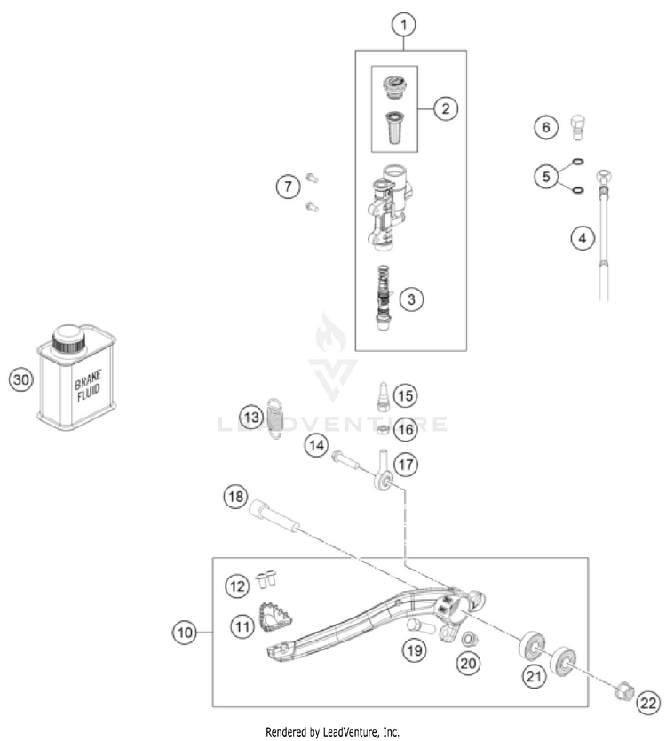 Rear Brake Control Schematic