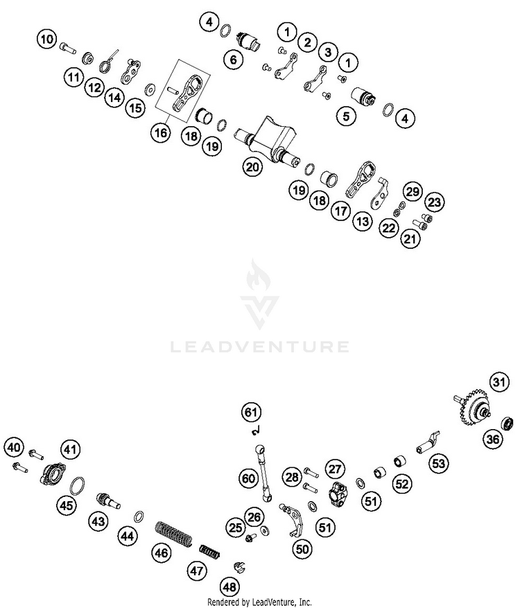 Exhaust Control TE 250i ENGINE - 2019 Schematic