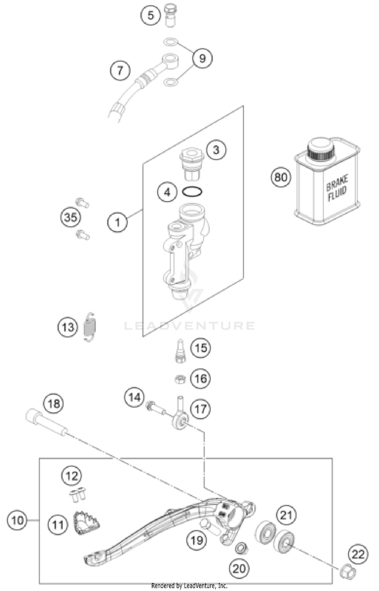 Rear Brake Control Schematic