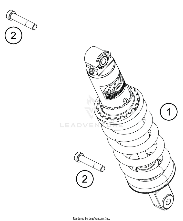 Shock Absorber VITPILEN 701 CHASSIS - 2020 Schematic