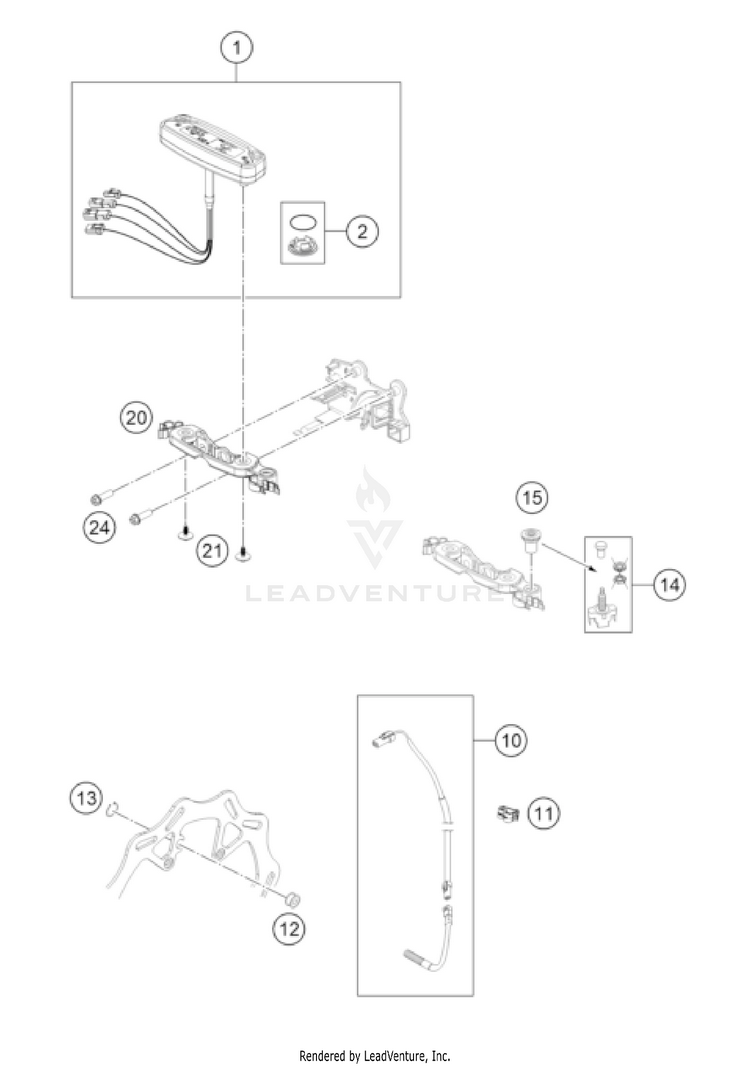 Instruments / Lock System FE 501 US CHASSIS - 2022 Schematic