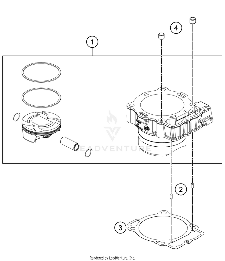 Cylinder FC 450 Engine - 2021 Schematic