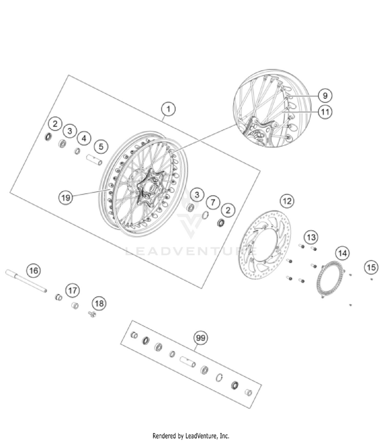 Front Wheel Schematic