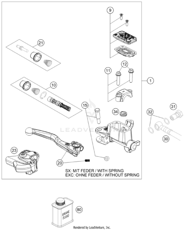 Front Brake Control Schematic