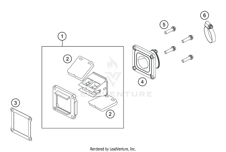 Reed Valve Case TC 85 19 16 ENGINE - 2020 Schematic