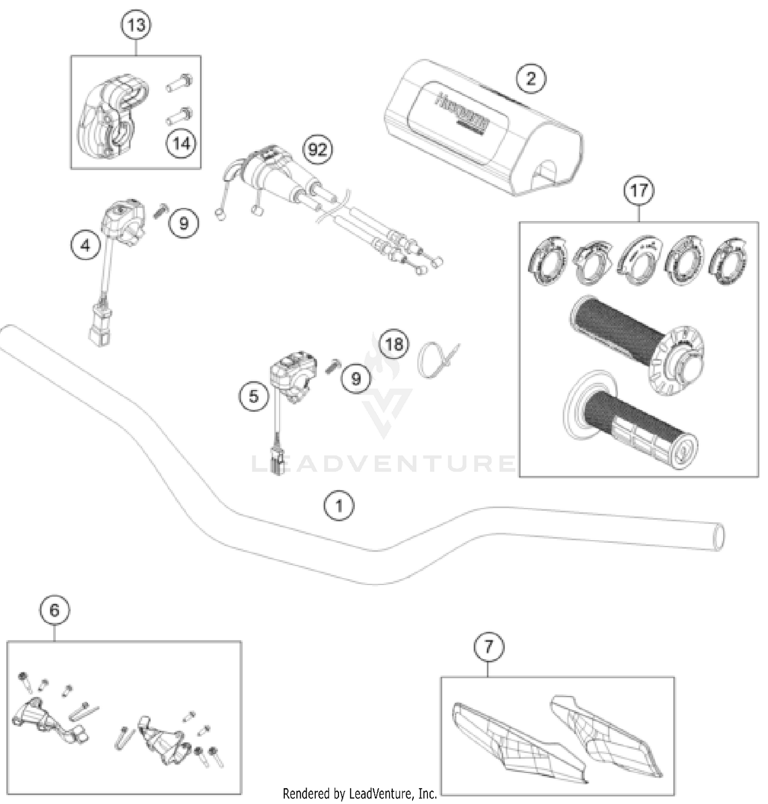 HANDLEBAR, CONTROLS
