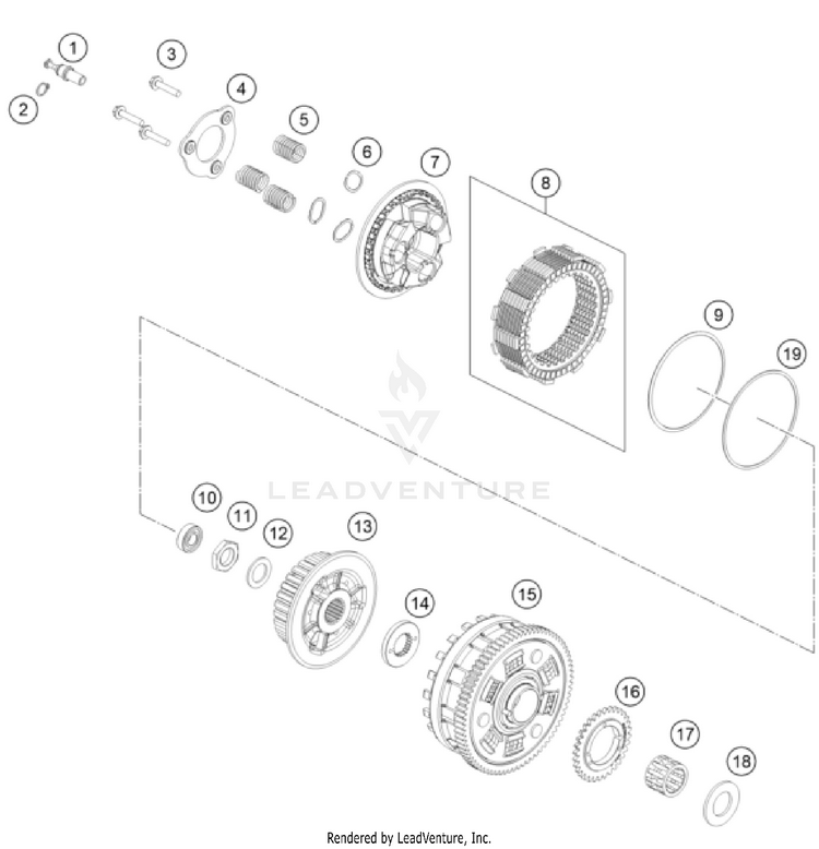 Clutch 901 Norden ENGINE - 2024 Schematic