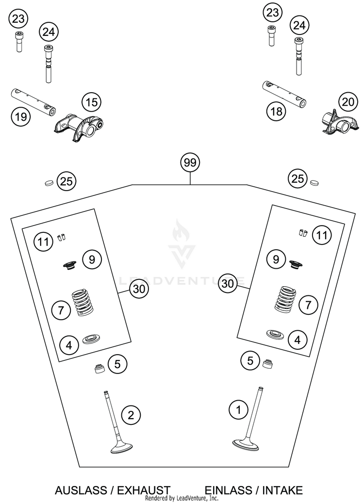 Valve Drive FS 450 ENGINE - 2020 Schematic