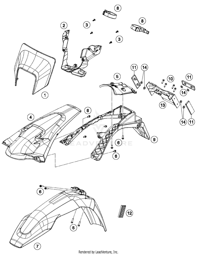 Mask, Fenders FE 250 CHASSIS - 2018 Schematic