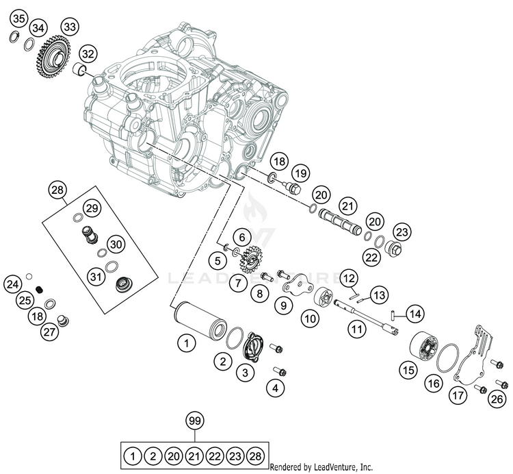 Lubricating System Schematic