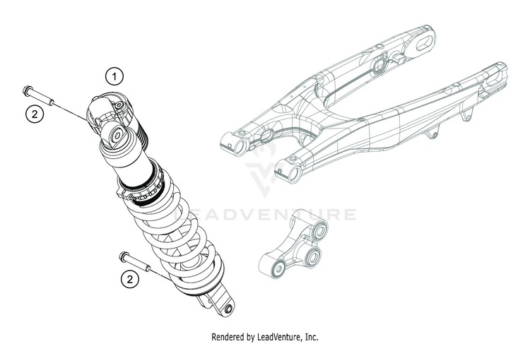 Shock Absorber FS 450 CHASSIS - 2020 Schematic