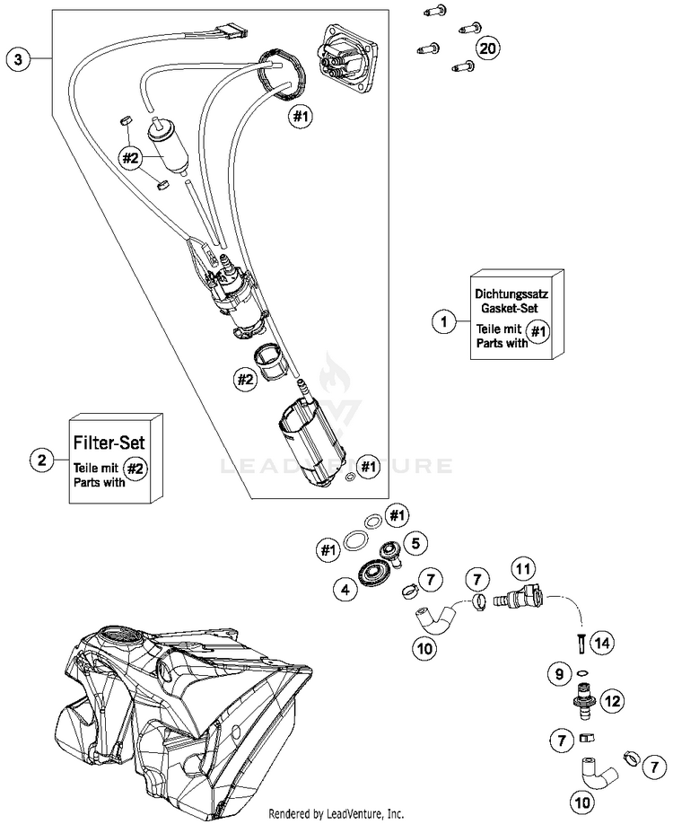 Fuel Pump FC 450 CHASSIS - 2015 Schematic