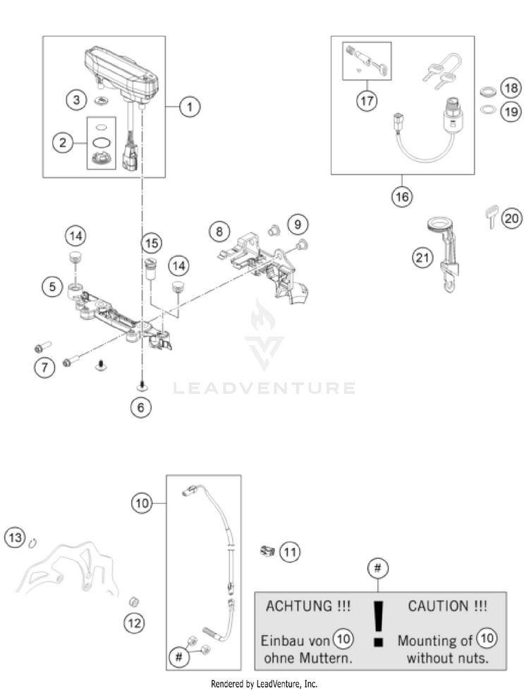 Instruments / Lock System Schematic