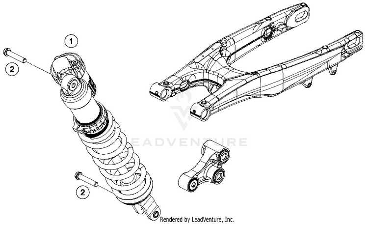 Shock Absorber FC 250 CHASSIS - 2018 Schematic