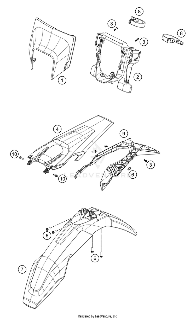 Mask, Fenders FE 350 CHASSIS - 2021 Schematic