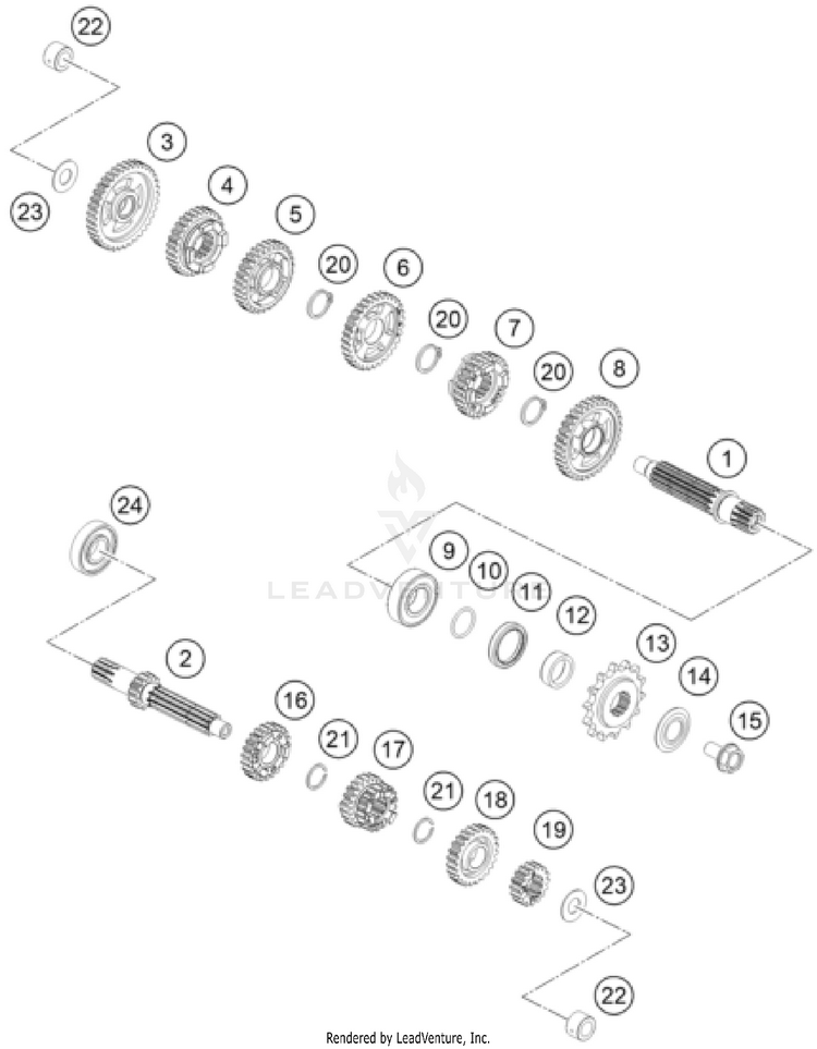 Transmission TC 65 ENGINE - 2026 Schematic