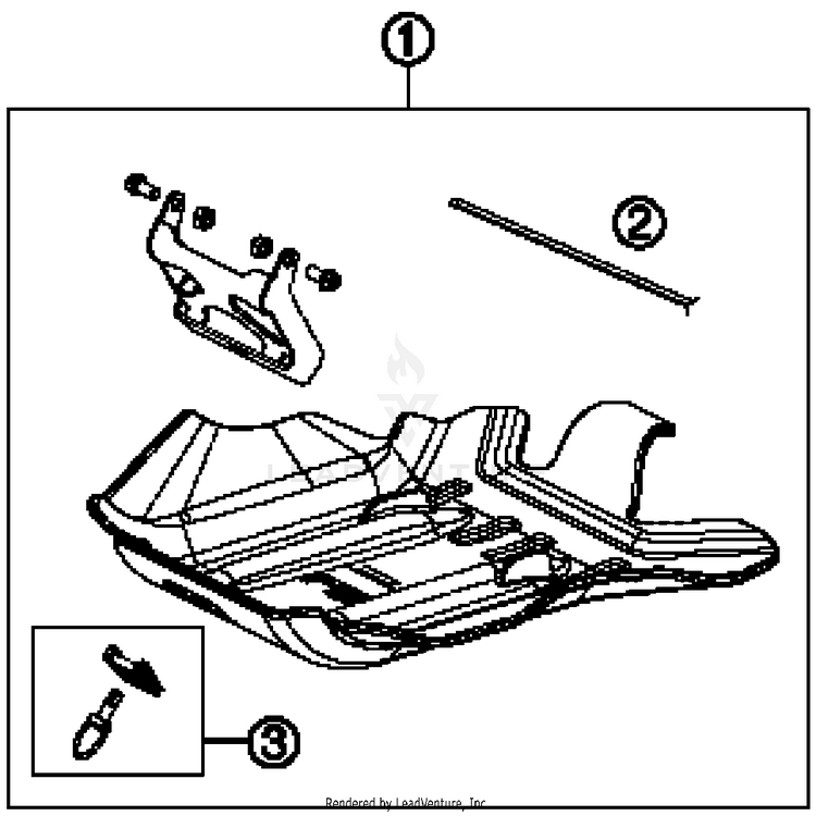 Engine Guard TE 250 CHASSIS - 2014 Schematic