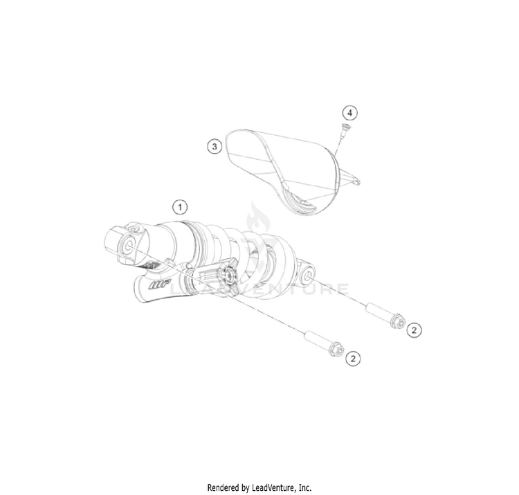 Shock Absorber NORDEN 901 US CHASSIS - 2022 Schematic